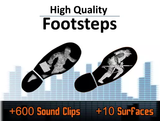 Unity Asset High Quality Footsteps free download