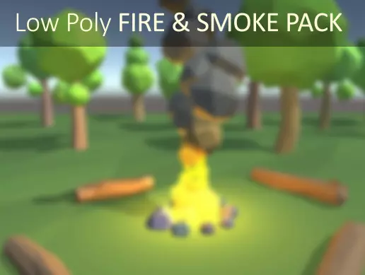 Unity Asset Low Poly Fire and Smoke free download