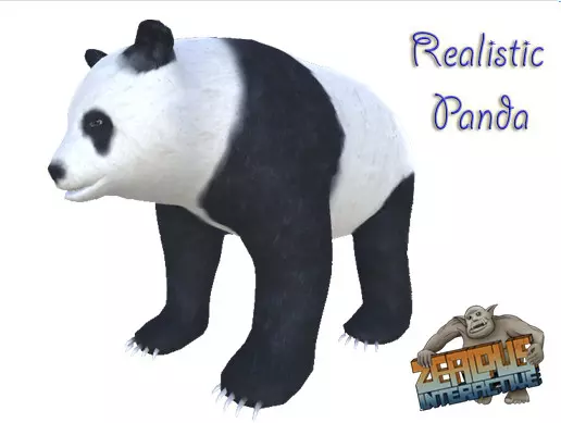 Unity Asset Realistic Panda free download