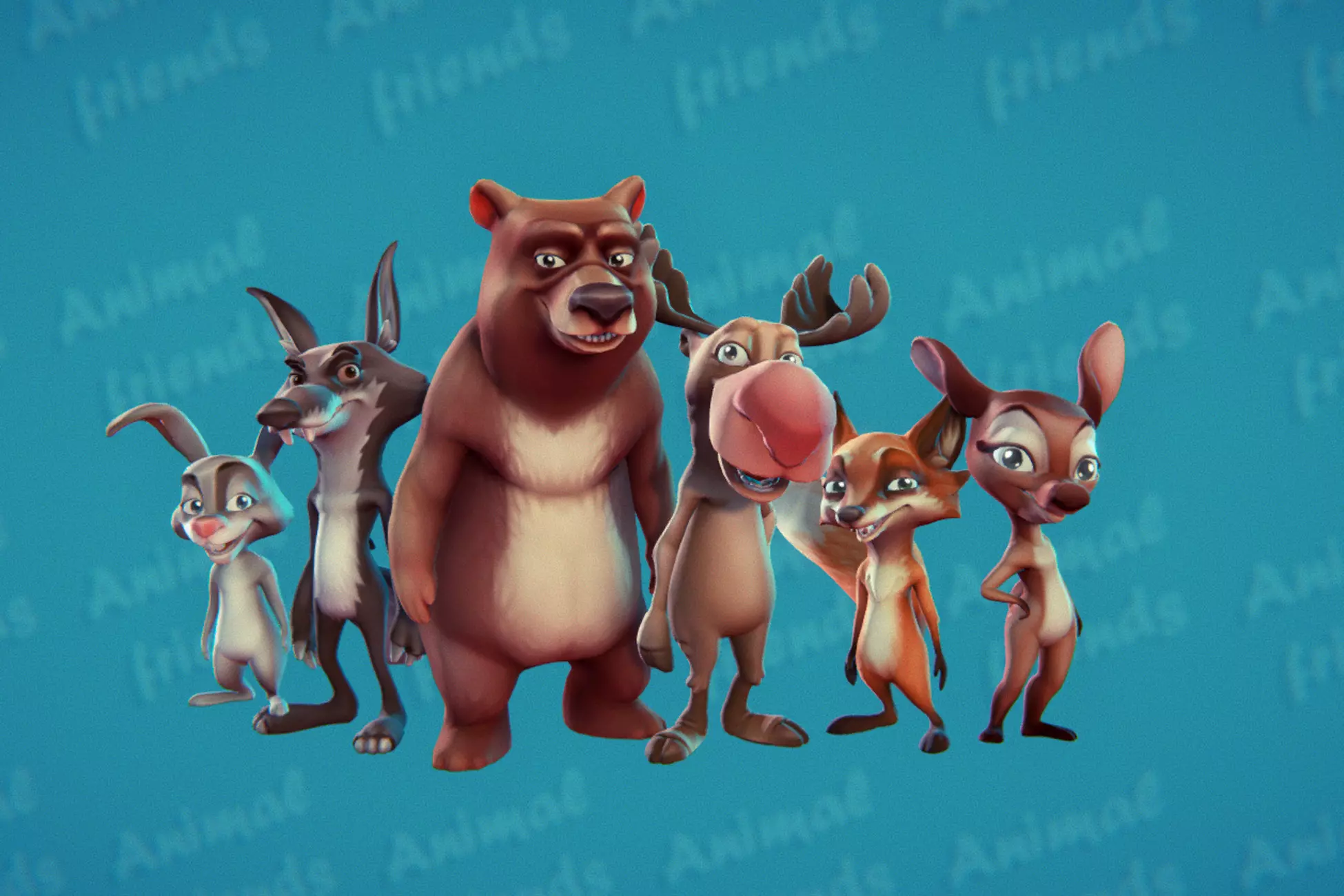Unity Asset Animal Friends Forest Animals free download
