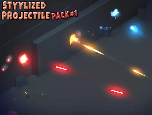 Unity Asset Stylized Projectile Pack 1 free download