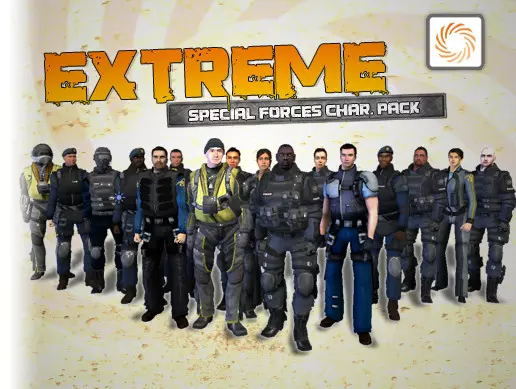 Unity Asset Extreme Special Forces Character Pack free download