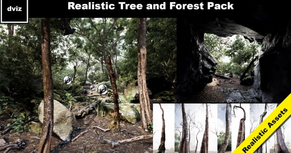 Unity Asset Trees Realistic Forest Plants Pack free download
