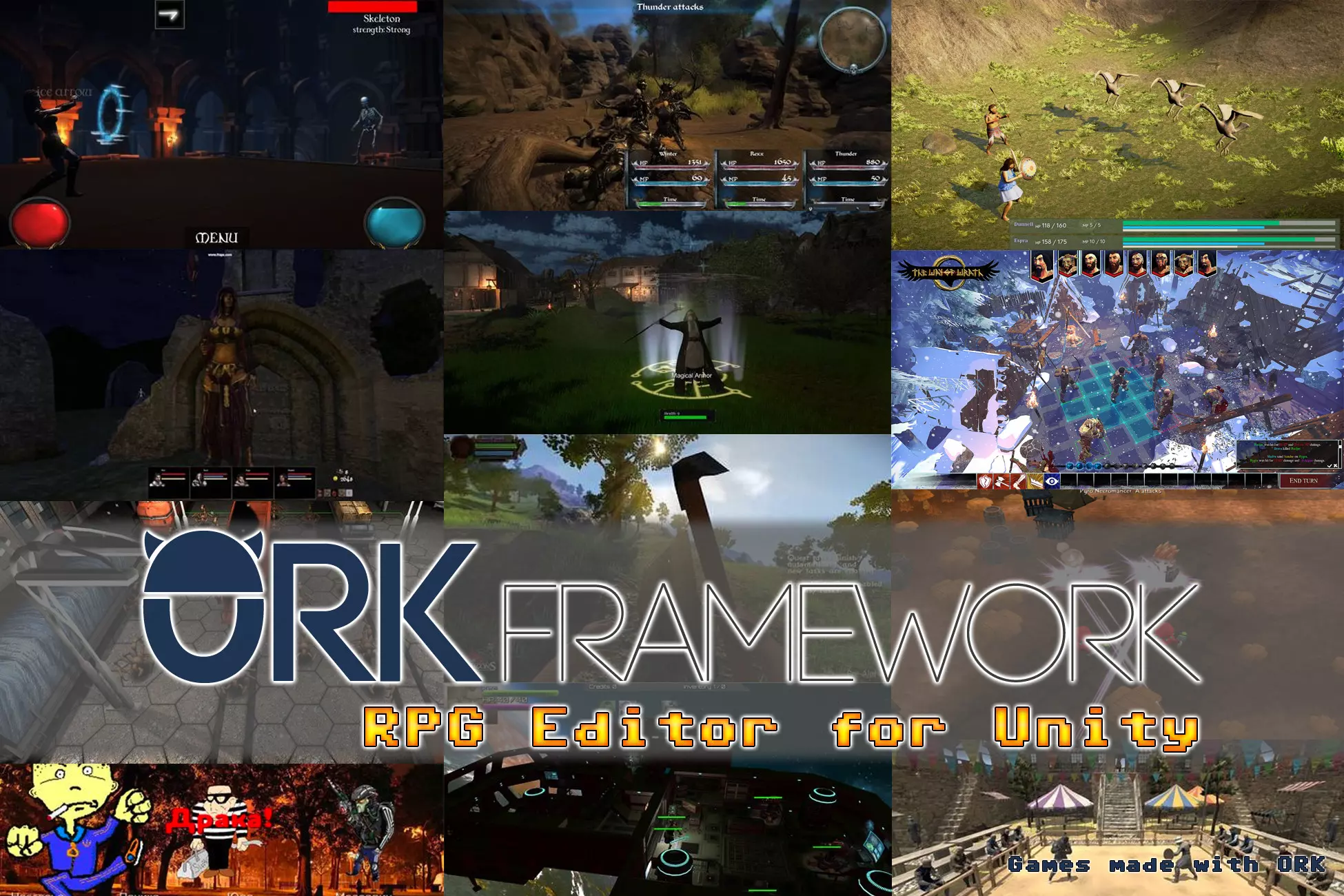 Unity Asset ORK Framework - RPG Engine free download