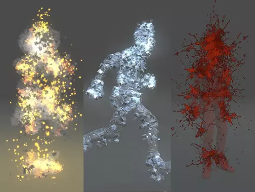 Unity Asset Character Death FX free download