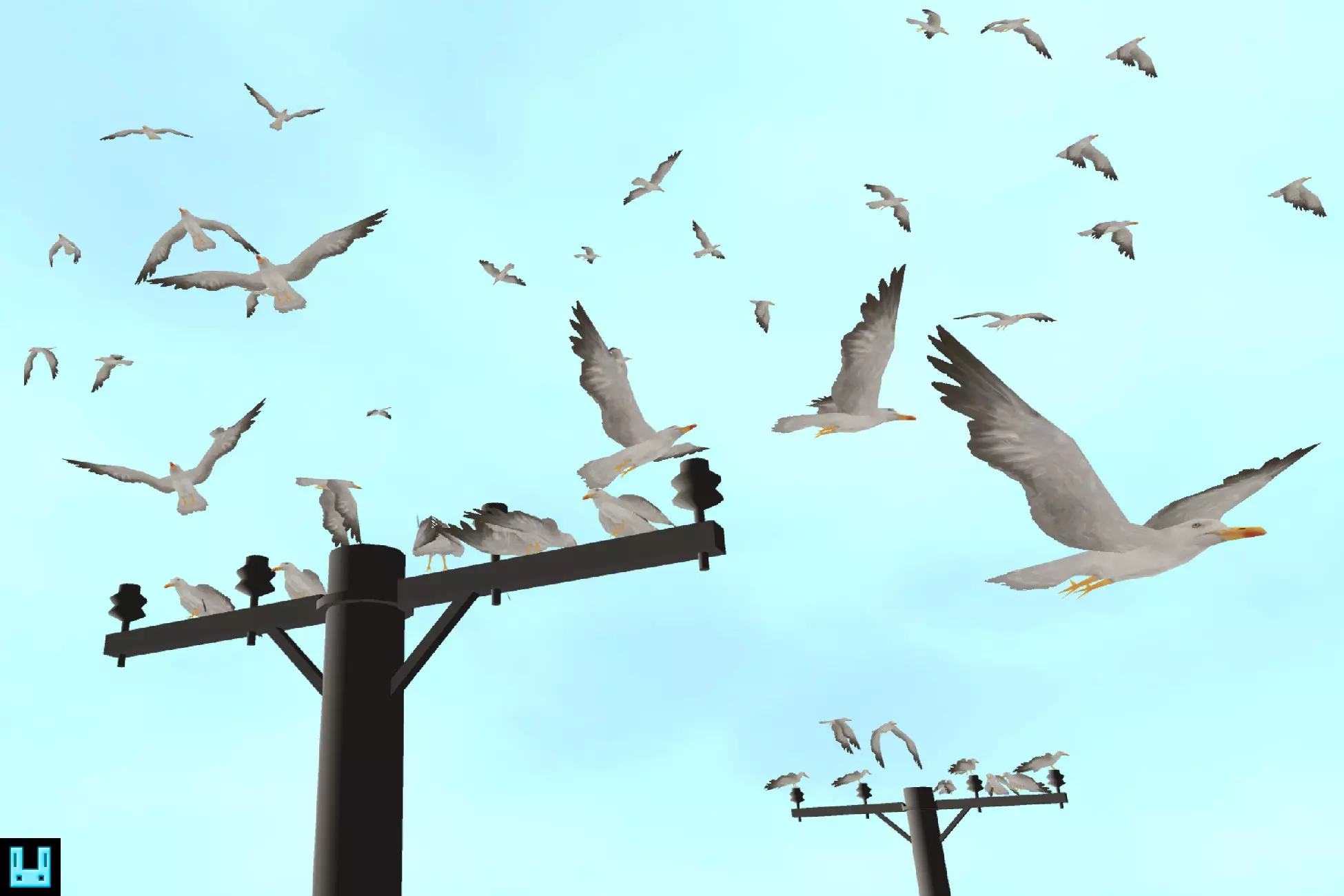 Unity Asset Bird Flock Seagull free download