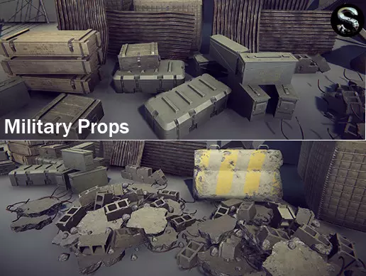 Unity Asset Military Props free download