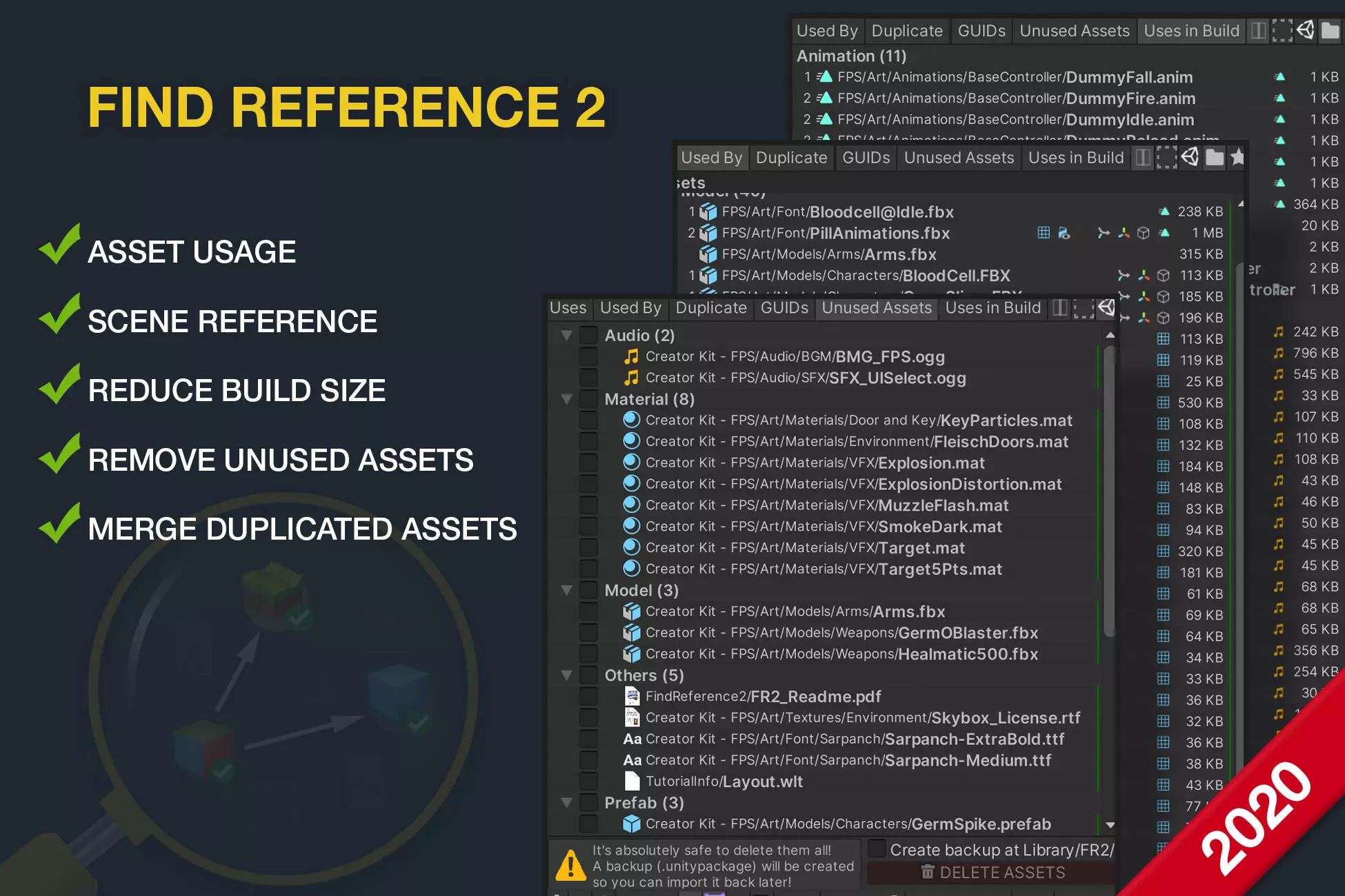 Unity Asset Find Reference 2 free download