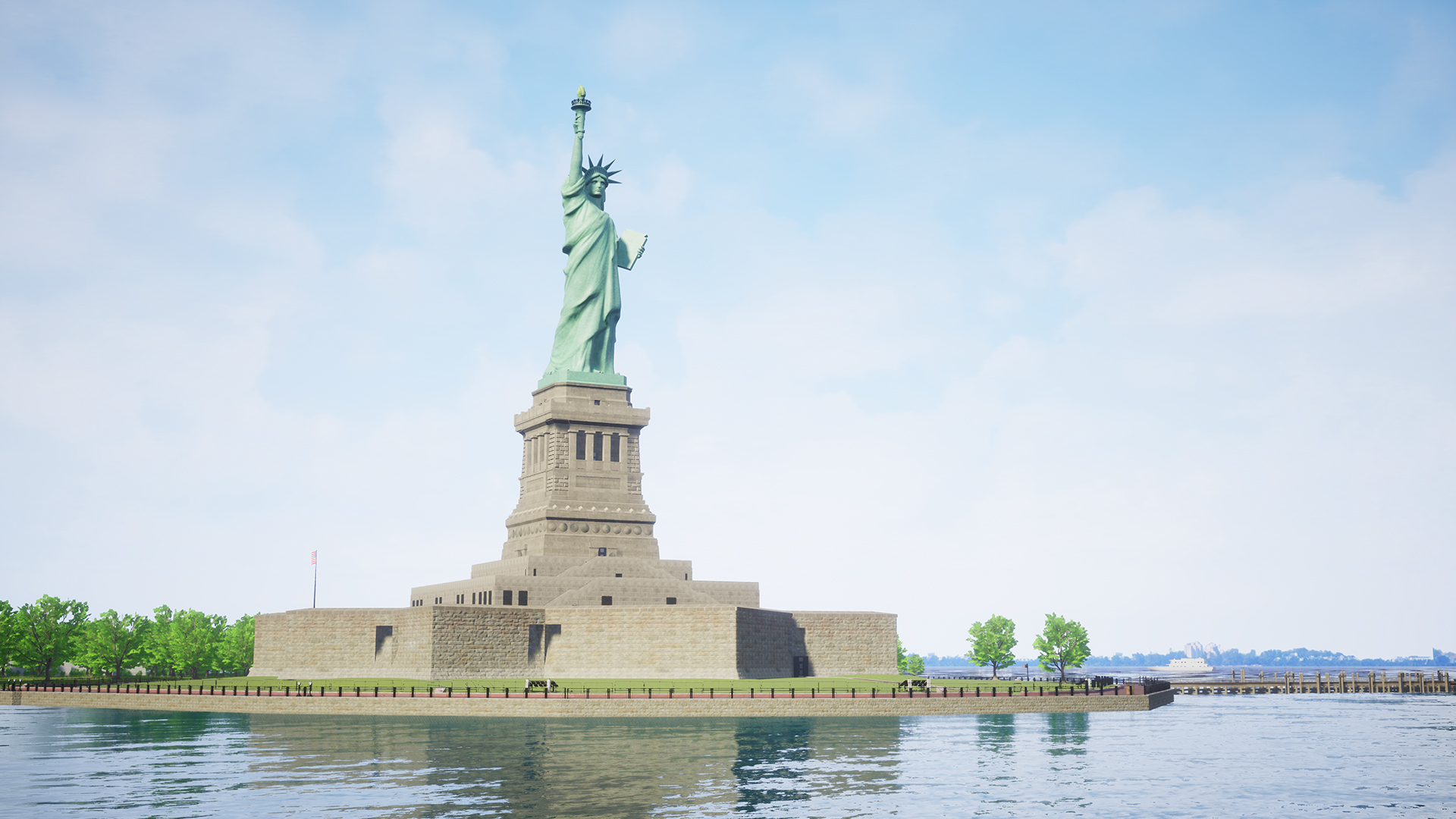 Download Unreal Ue4 Assets Free Statue Of Liberty Freedom Club Developers