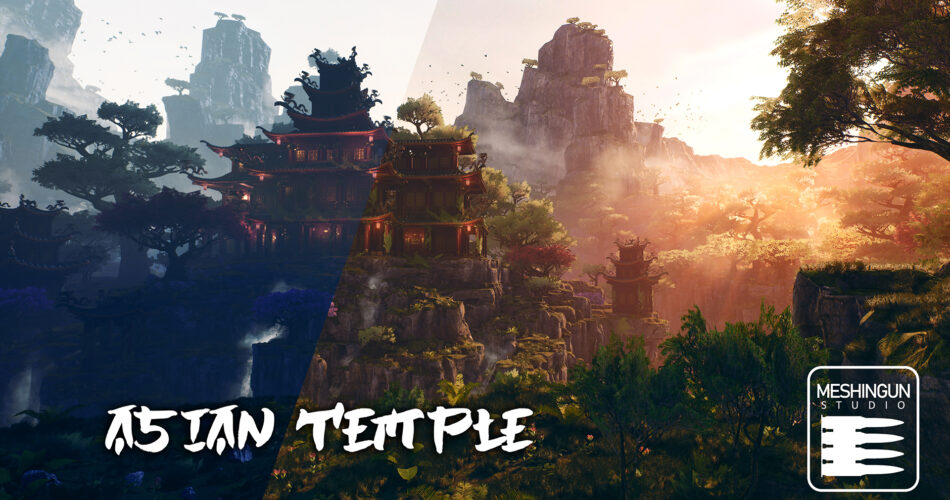 Asian Temple Pack by Meshingun Studio