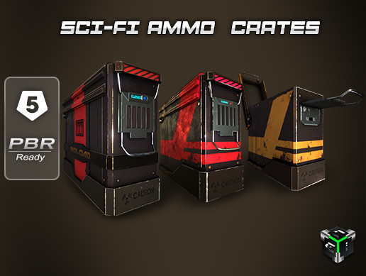 Sci-fi Ammo Crates