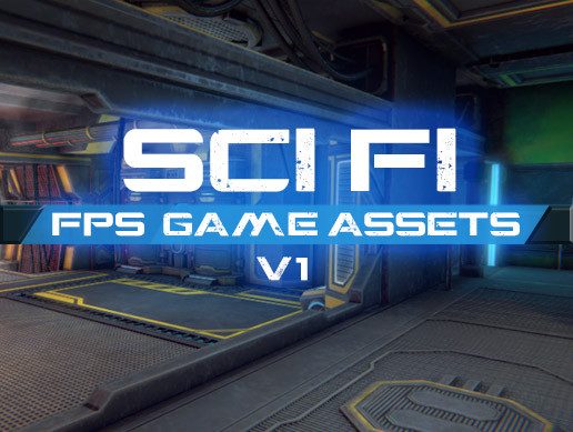 FPS/Survival Sci-Fi game assets v1