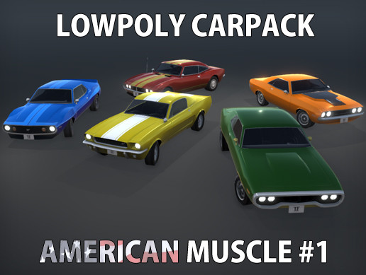 Lowpoly Carpack : American Muscle