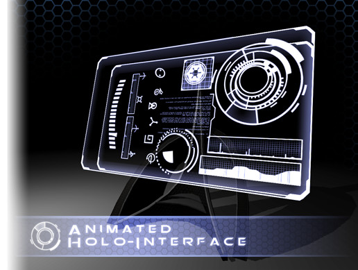 Animated Holo-interface