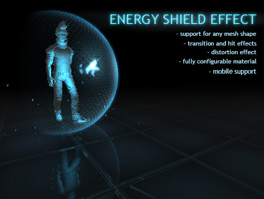 Energy Shield Effect with Transition and Hit Response