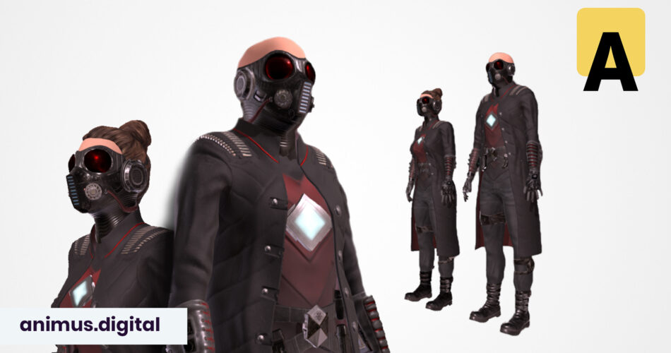 Sci-fi suit AC-1 modular pack