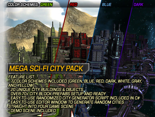Mega Sci-Fi City Pack