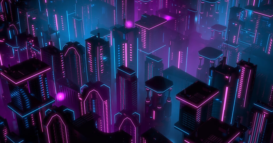 Neon Buildings