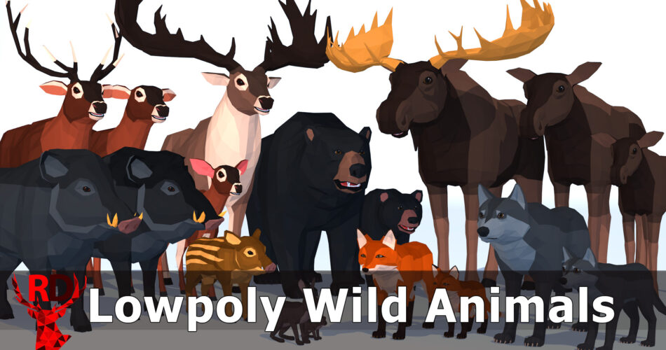 LowPoly Wild Animals