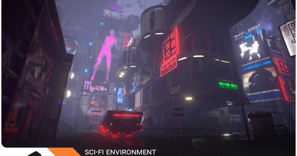 SciFi Neon City