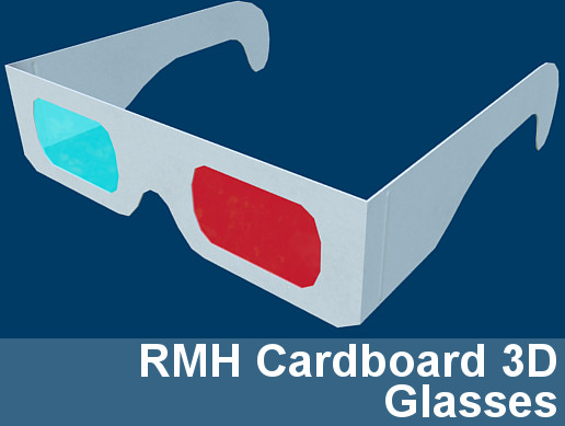 RMH Cardboard 3D Glasses