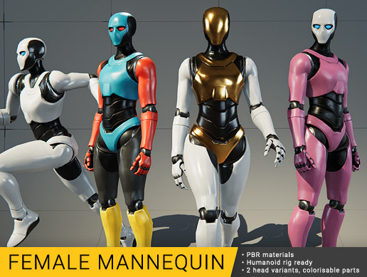 Female Mannequin (Humanoid rig)