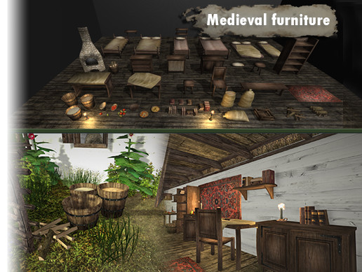 Medieval Furniture and Props