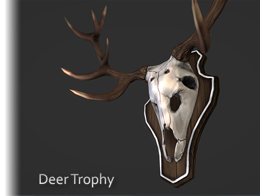 Deer Trophy Decoration
