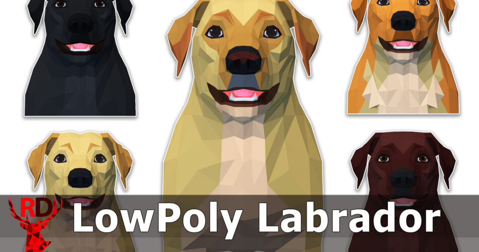 LowPoly Dog - Labrador