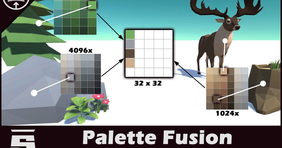 Palette Fusion (Texture Color Palette Optimizer & Compressor)
