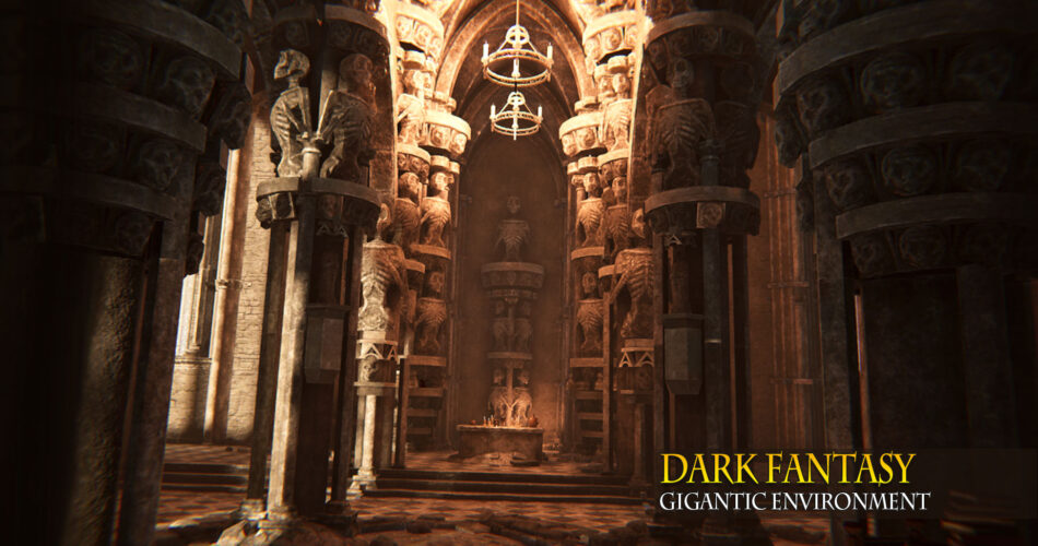 Dark Fantasy Gigantic Environment
