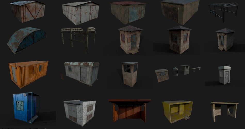 Old Small Buildings Pack