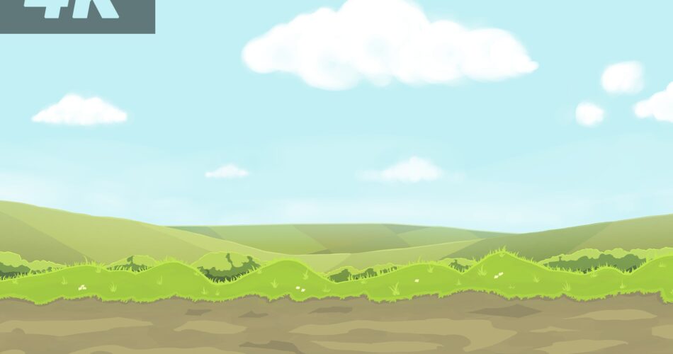 Hand painted - Parallax Background 1