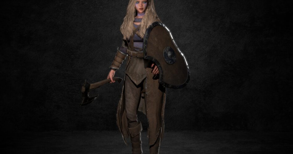 Viking Girl - Modular Character