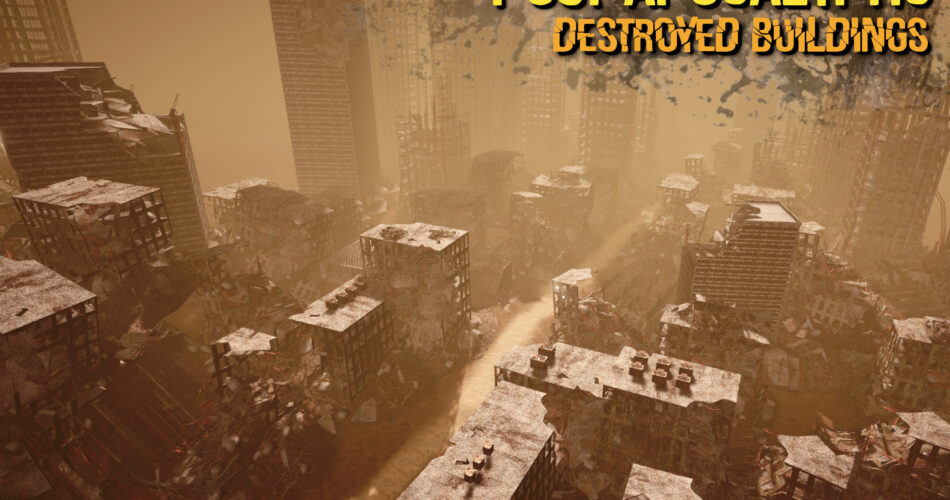 Post Apocalyptic Destroyed Buildings