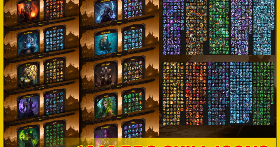 1060 RPG Skill Icons