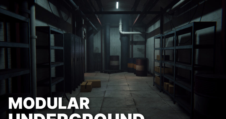 Modular Underground - Horror FPS Environment (HDRP)