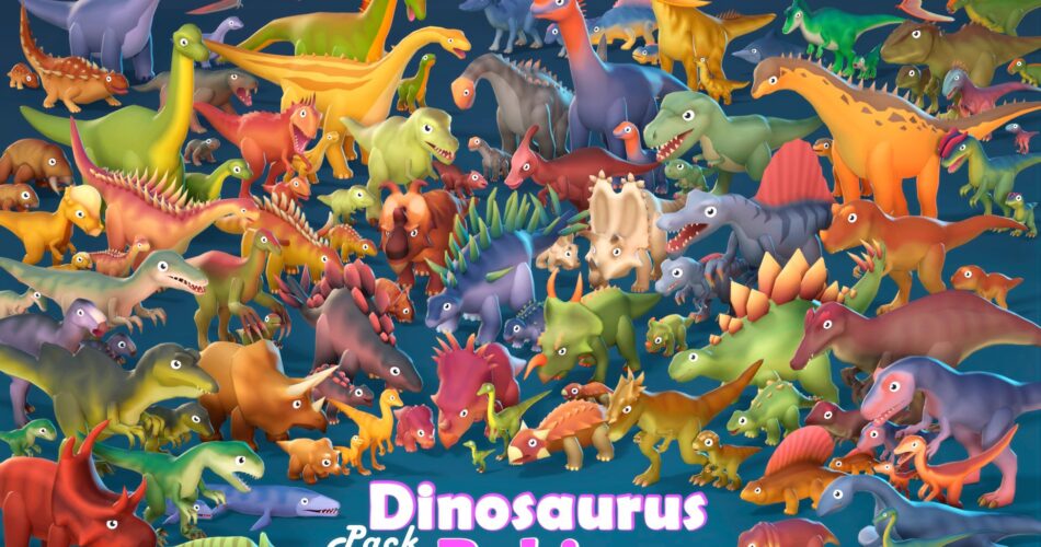 Dinosaurus Pack with Babies